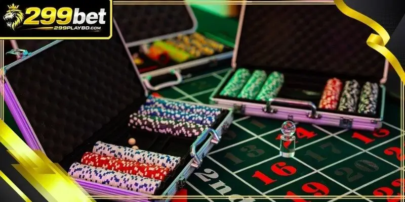 A futuristic roulette wheel spinning with laser-guided tracking sensors